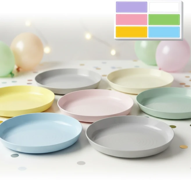 이케아 칼라스 접시 6종+ 방수 라벨스티커1매, 1개 - 쿠팡