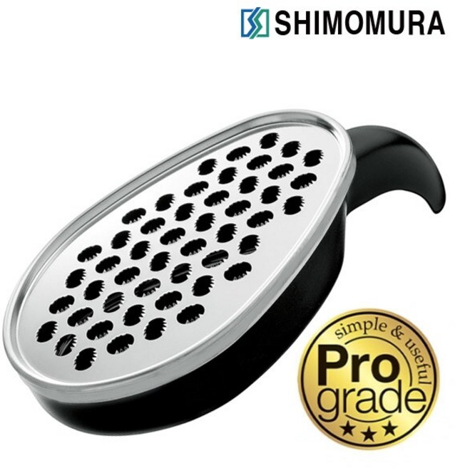 [시모무라] 프로그레이드 스피드 강판(타원), 블랙, 1개