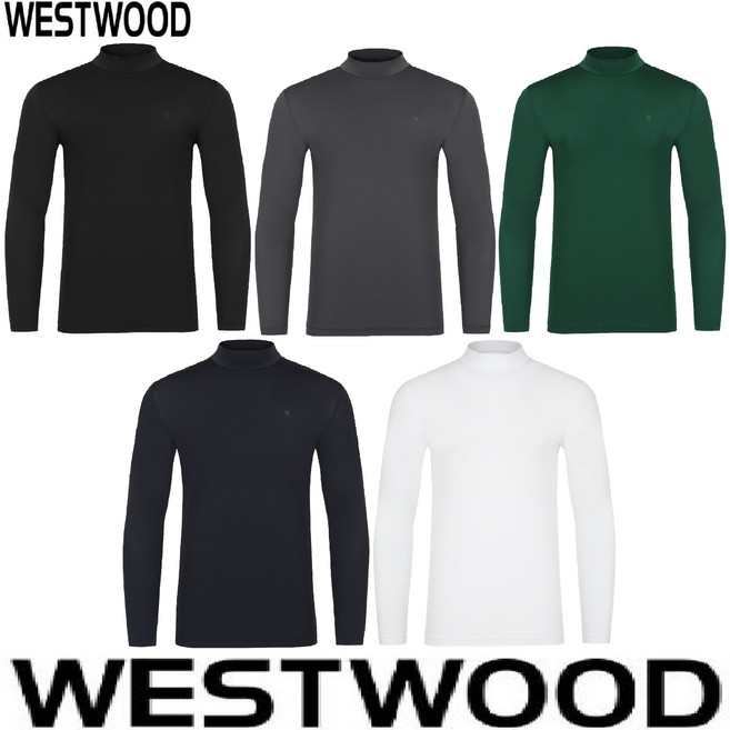 5층 웨스트우드 WESTWOOD 맨 베이스 냉감 반넥 티셔츠 (남자 여름 냉감 쿨 이너티 티셔츠) P2/705