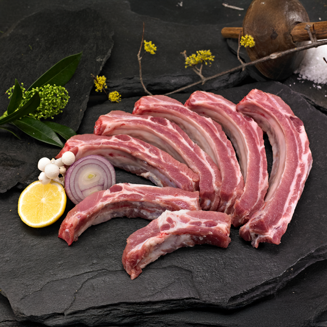 한돈 통 등갈비 1kg | 냉장 | 별난푸줏간, 1개