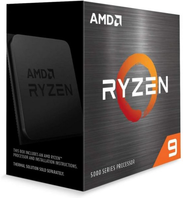AMD Ryzen 9 5900X 12코어 24스레드 잠금 해제 데스크탑 프로세서, Desktop Processor, 1개