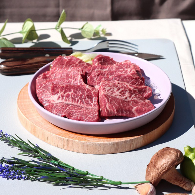 한우왕 한우 부채살 1등급 600g 소고기부채살, 1개, 부채살 1+등급 600g