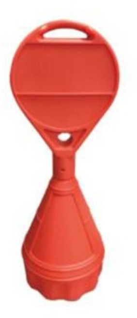 KD공구 주차금지표지판 안전 주차금지대 원형오뚜기 꼬깔 주차콘 무지, 03. 표준형오뚜기, 1개, 주황