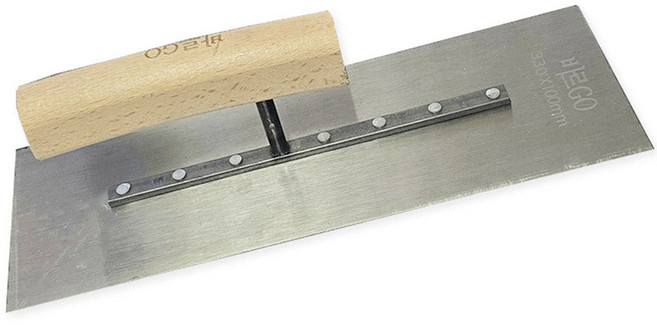 바르고 흙손 미장 칼 빠데 퍼티 타일 공구 사각 330, 1개