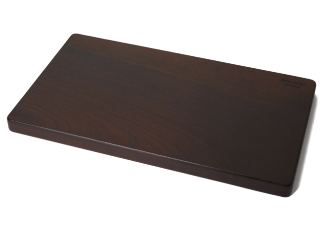 BOUMBI 탄화(고온열처리) 느티나무 통원목 대형 도마, 1개