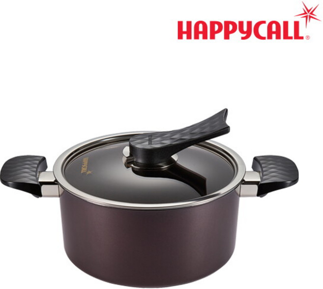 [해피콜] [본사직영] 다이아몬드 IH 양수냄비 20cm, 상세 설명 참조, 상세 설명 참조