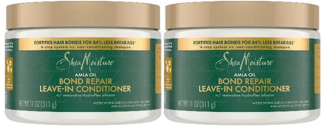 SheaMoisture 시어모이스처 본드 리페어 리브인 컨디셔너 311g 2팩 - 쿠팡