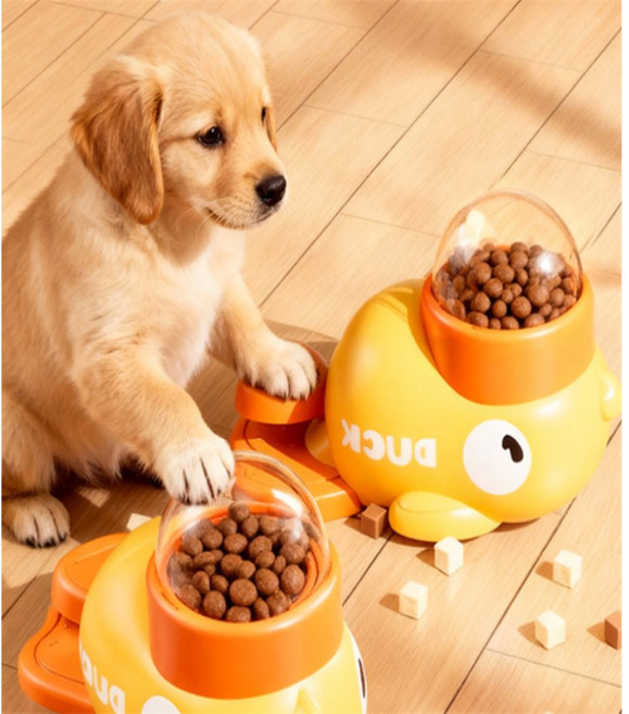 한생 강아지 누르는 노즈워크 장난감 지능형급식기