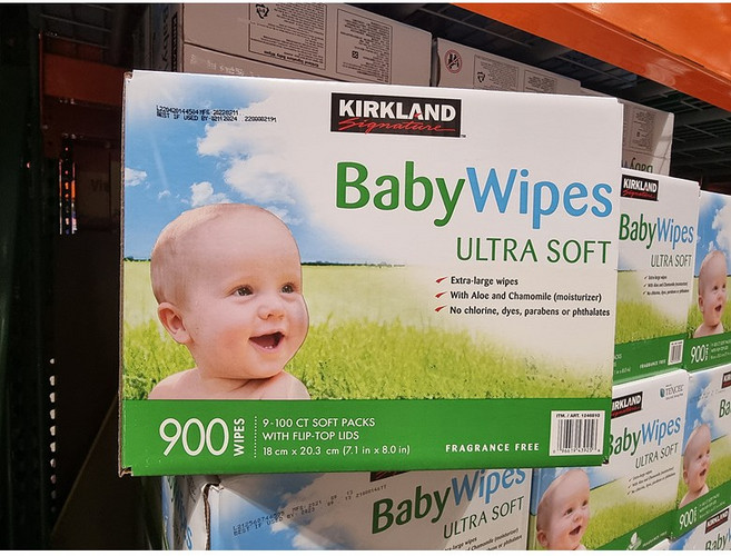 커클랜드 시그니춰 유아용 물티슈 100매 X 9팩, 9개