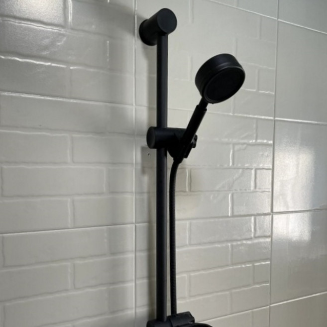 스텐아쿠아 스테인레스 샤워기+1.5M 샤워호스세트 수압샤워기, 모던블랙, 1세트