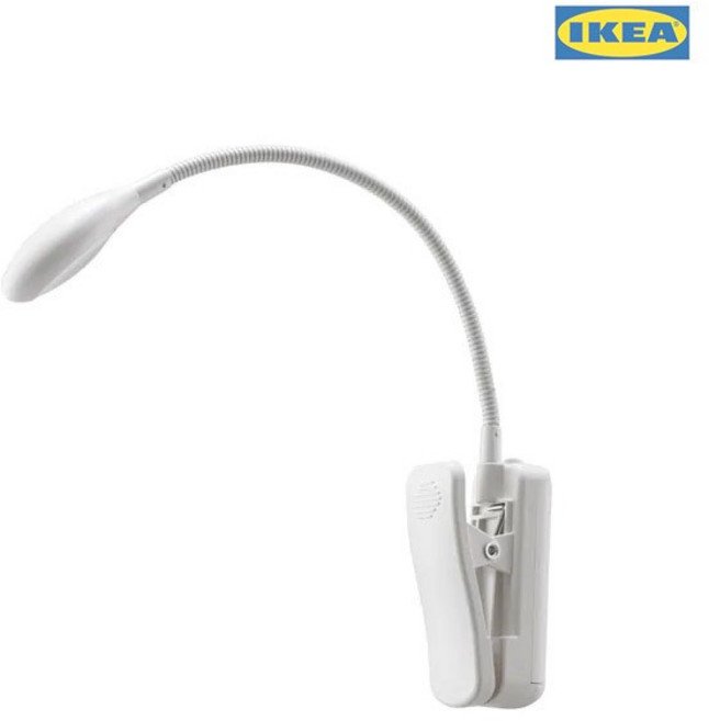 이케아 집게형 클립 독서등 에바레드 무드 조명