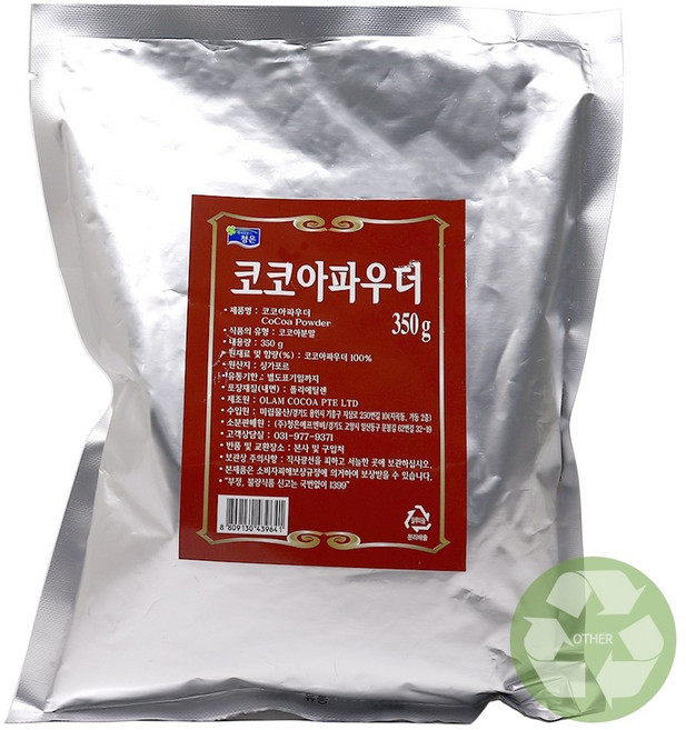 청은 코코아 파우더, 350g, 1개입, 1개