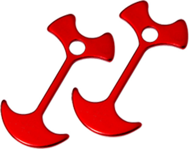 (캠핑플렉스)데크팩 캠핑용품 텐트/타프 연결 텐트스트링 타프스트링 캠핑팩 나사팩 텐트팩, 데크용 (앵커팩)