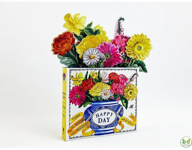 3D 입체 꽃다발책 시들지않는 꽃 플라워북 선물 인테리어 집들이 장식품 소품 카페