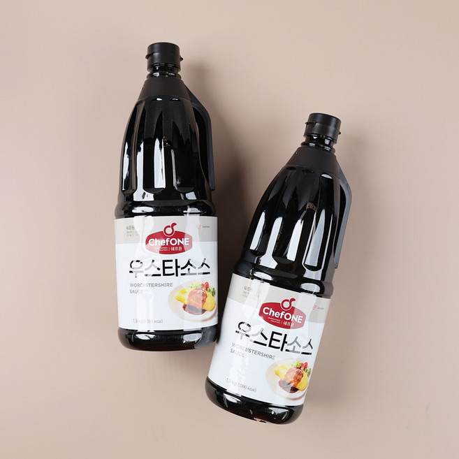 쉐프원 우스타소스 업소에서 인기있는 요리 만능 소스, 8개, 1.9kg