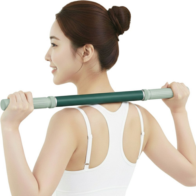 루벨르 전신 릴렉스 마사지 스틱 풀링바, 그린, 1개