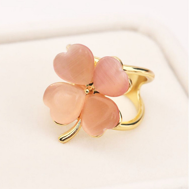 1p/2p 자개 크로바 스카프 링 비즈 고리 홀더 클립 버클 장식