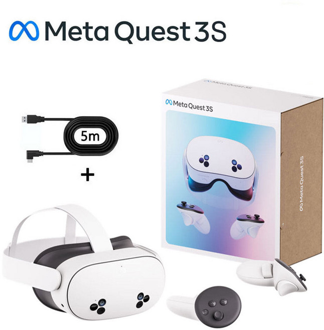 메타 퀘스트 Meta Quest 3S 128GB 국내정발 + 링크 케이블