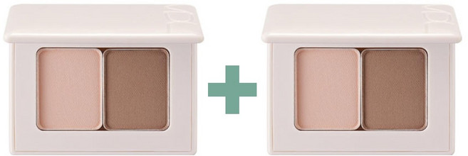 VDL 아이스테인 에센셜 섀도우 듀오, 1개, 1+1 모브어페어