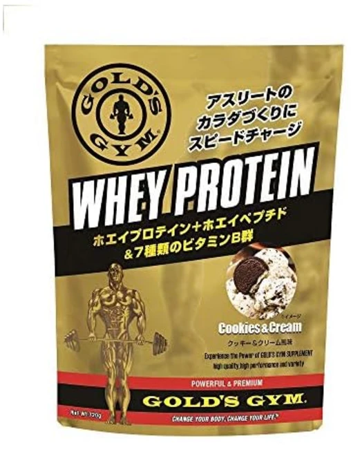 골드 짐 (GOLD 'S GYM) 유청 단백질 쿠키 & 크림 맛 360g, 1g, 1개 - 쿠팡