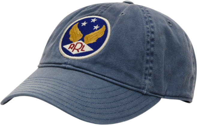 [정품보증] Double RL Garment dye Twill Ball Cap Blue 더블 알엘 가먼트 다이 트윌 볼 캡 블루