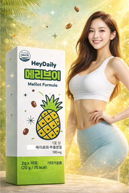 [정품] 헤이데일리 메리브이 붓기관리 붓기제거 부종관리 브이라인 효과, 1개