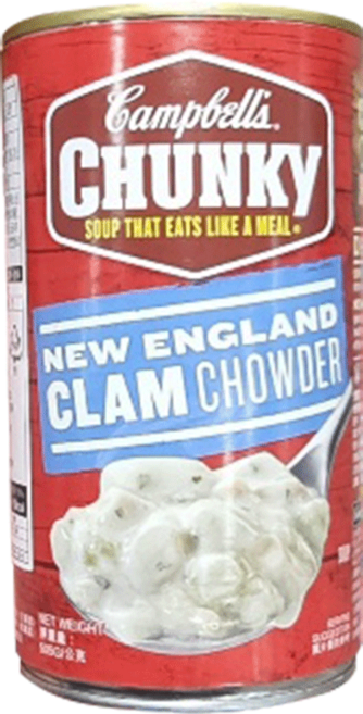 캠벨 청키 뉴잉글랜드 크램차우더, 505g, 1개