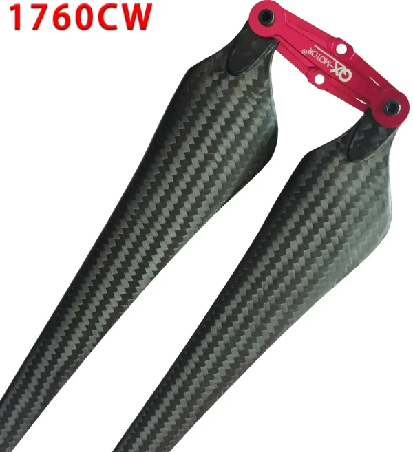 15인치 CW 1552 1760 S800 S1000 RC 드론 헬리콥터용 탄소 섬유 접이식 프로펠러, 05 1760 CW