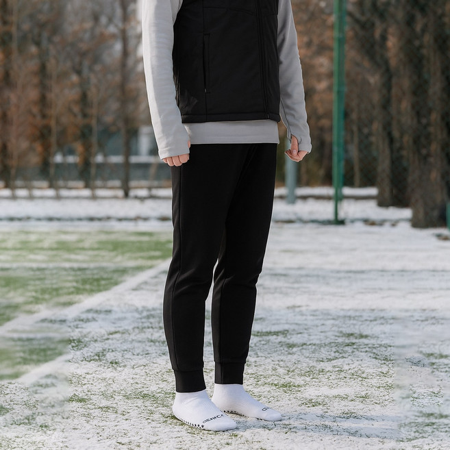 66inch 남녀공용 겨울 기모 축구바지 풋살 러닝 트레이닝 조거팬츠