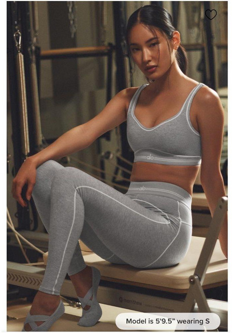 알로 에어브러시 하트스롭 세트 브라탑 레깅스 슬립웨어