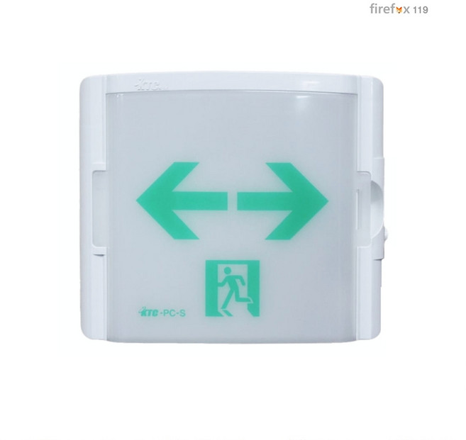 케이텔 복도통로유도등 양방 LED 소방 피난구 통로 소형 벽부 비상등, 1개