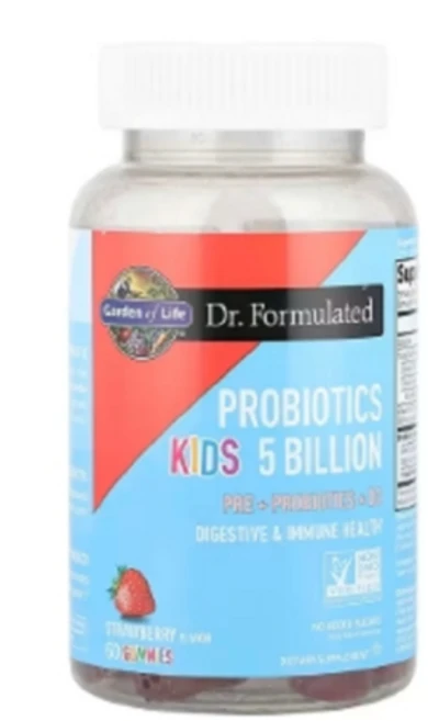 가든오브라이프 어린이 프로바이오틱 스 딸기 맛 구미젤리 60개, 1개, 60정 - 쿠팡