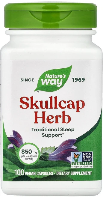 Nature's Way 스컬캡 허브 베지 캡슐 100정(캡슐 1정당 425mg) Way (네이처스 웨이), 1개 - 쿠팡