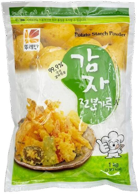 뚜레반 감자전분가루 A+(국산) 1kg, 1개