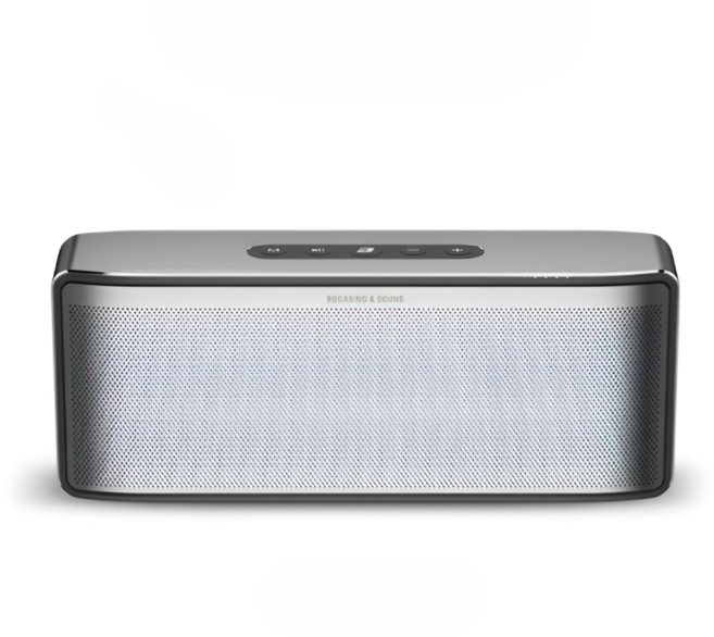 BOGASING S8Pro Max 블루투스 스피커 100W 고출력 TWS 스테레오 10000mAh 배터리, 실버