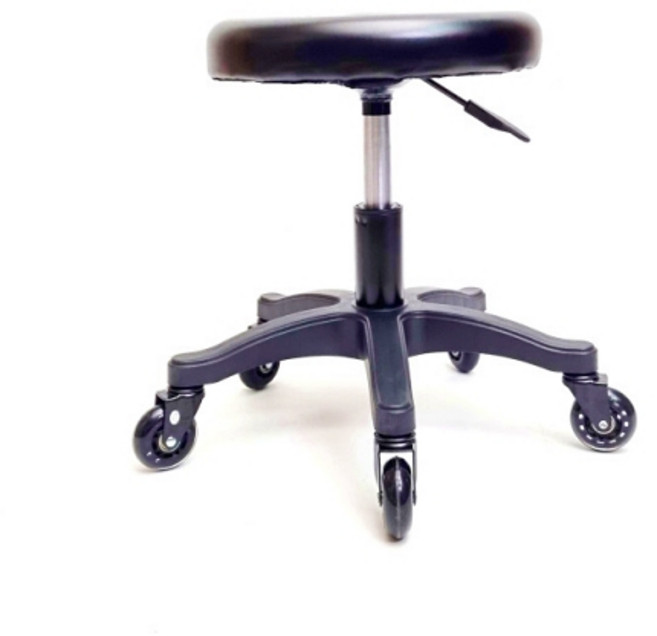 뷰티다모아 바퀴 보조 작업 의자 무소음 우레탄 베어링 바퀴, 1개, 블랙