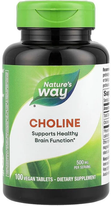 네이쳐스웨이 콜린 500mg 베지 정제 100정, 2개 - 쿠팡