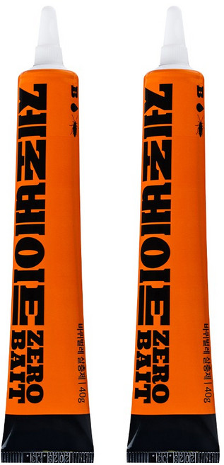 버그넷 제로베이트 바퀴벌레약, 2개, 40g