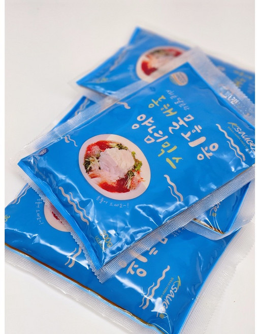 한국소스 동해물회소스(소스인) 300g 시원 맛있는 물회양념 마트용 포장용 배달용 캠핑용, 30개