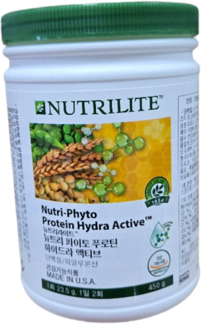 암웨이 / 뉴트리 파이토 푸로틴 하이드라 액티브, 450g, 1개 - 쿠팡