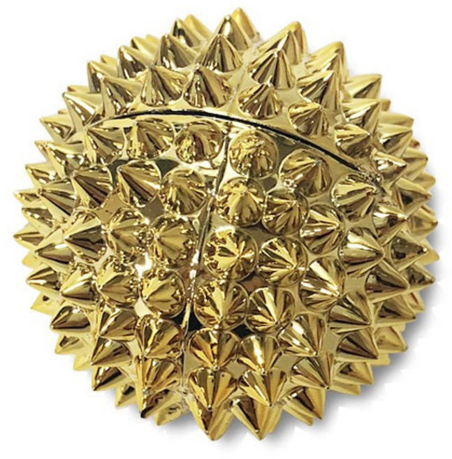 황금 (자석 소3.6) 혈침기 손지압기 손바닥 마사지볼, 1개