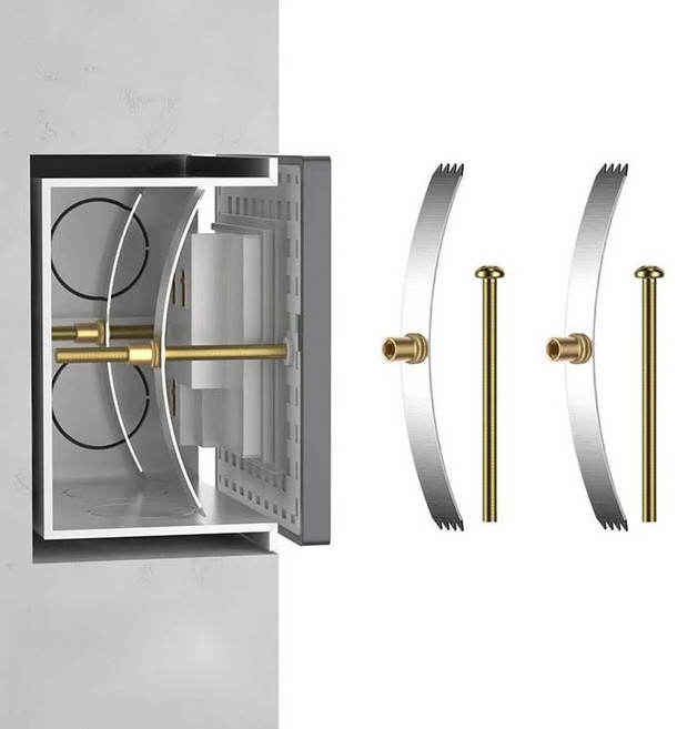 86형 스위치 콘센트 박스 복구 키트 10set 수리도구 간편설치 스위치내부수리키트 azi*47369fn, 10세트