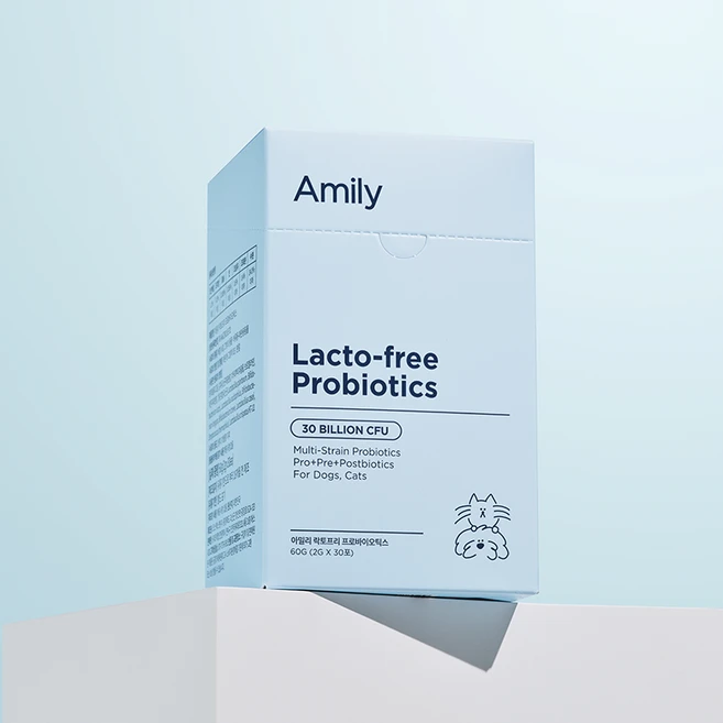 아밀리 락토프리 프로바이오틱스, 30회분, 장건강/유산균, 1개 - 쿠팡
