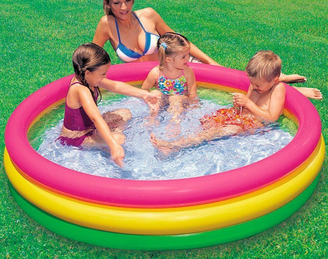 INTEX 인텍스 어린이 컬러풀 어린이수영장 유아풀장 어린이풀장
