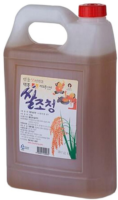 쌀조청 4.7kg 전통조청 쌀엿 조청쌀엿 수제조청 옛날조청, 1개