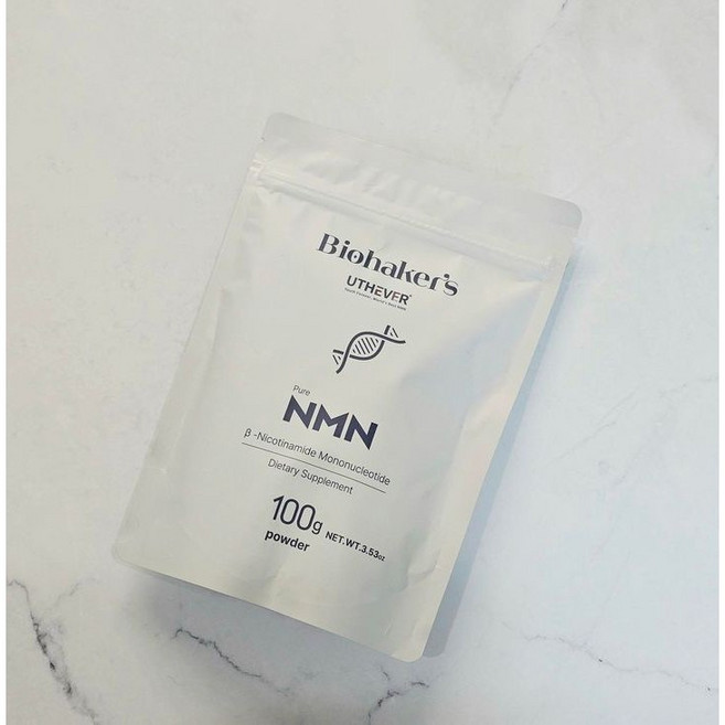 Uthever NMN NAD+ 바이오해커스 파우더 벌크, 5개, 100g