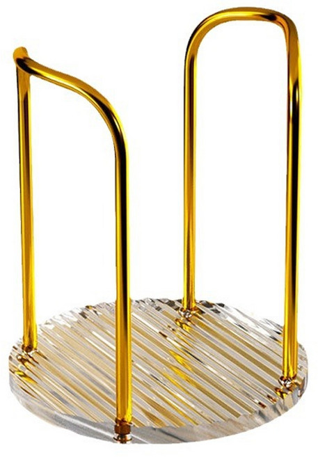 일회용 종이컵 보관 홀더 골드 컵 디스펜서 거치대, 2개, 1세트