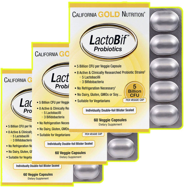 CGN 락토비프 50억 데일리 프로바이오틱스 가성비 장건강 유산균 60캡슐 (3박스), 3박스, 60정