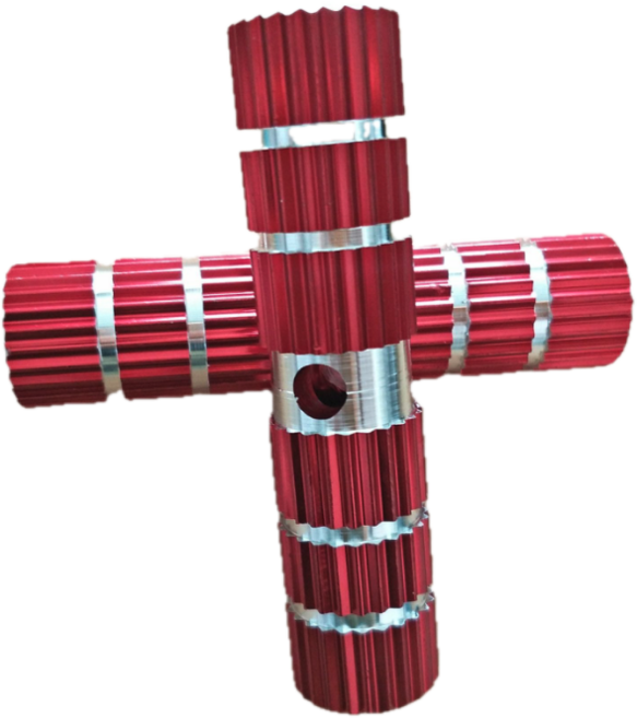 自行車 腳踏車 踏板 藍色, 紅色, 1套, 10cm