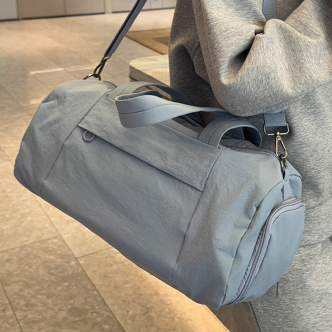 모디홈 여성 피트니스가방 방수 헬스 더플백 운동가방, 1개, 그레이블루